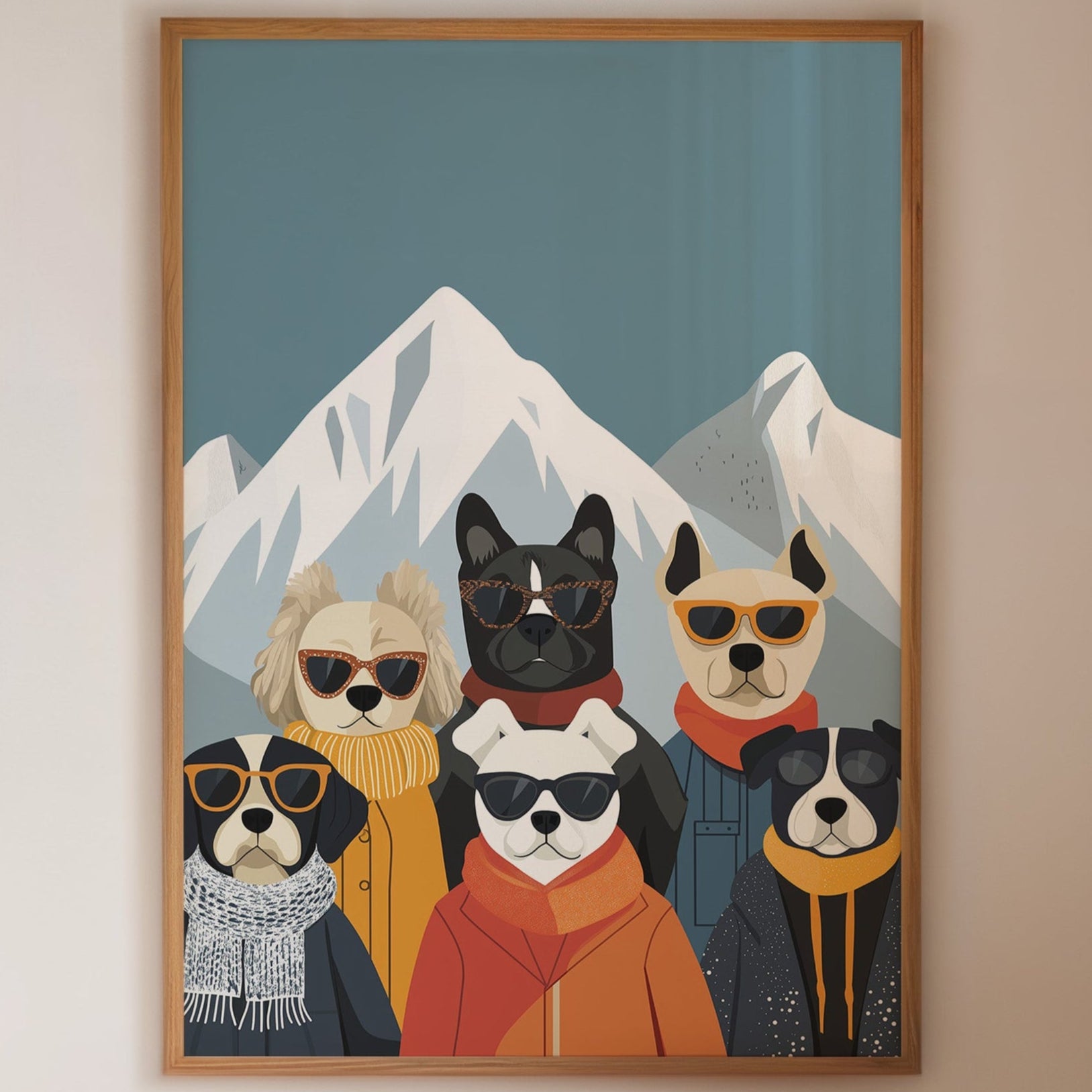 Mountain Dogs Rock Their Alps Ski