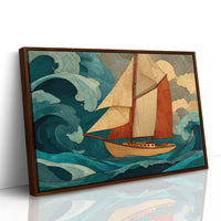 Sailing Through Teal Tempests