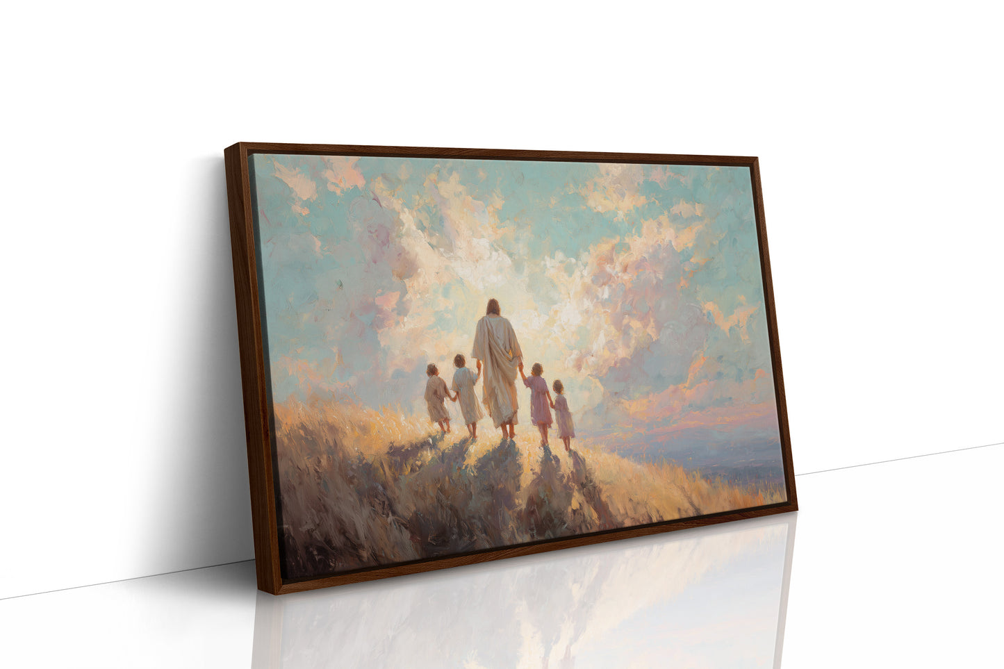 Walking Into Heaven's Painted Light