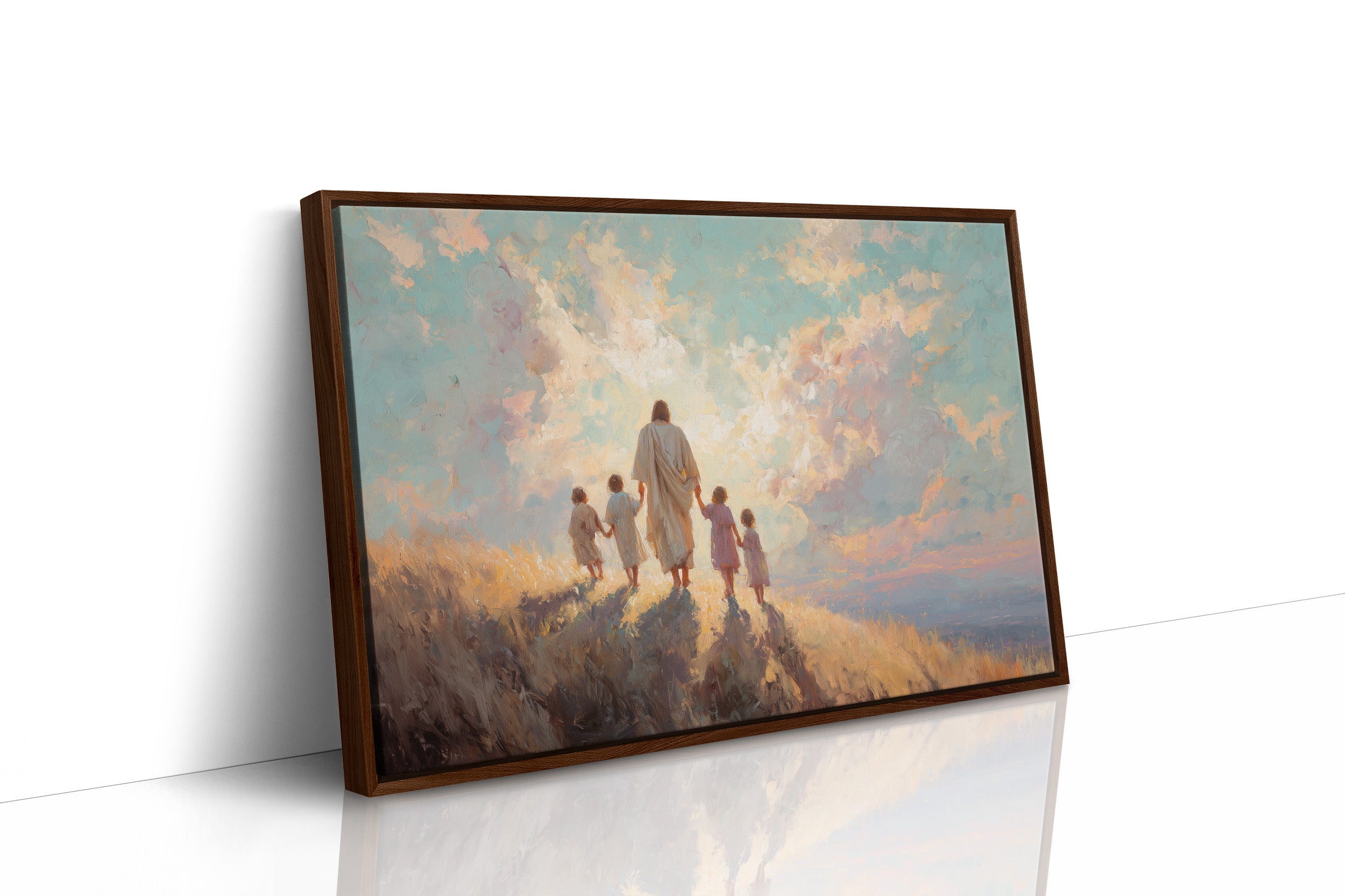 Walking Into Heaven's Painted Light