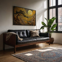 Pine Bends Toward Midnight's Gold