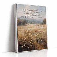 Psalm's Promise On Wooden Table