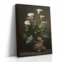 Ivory Blooms In Shadow
