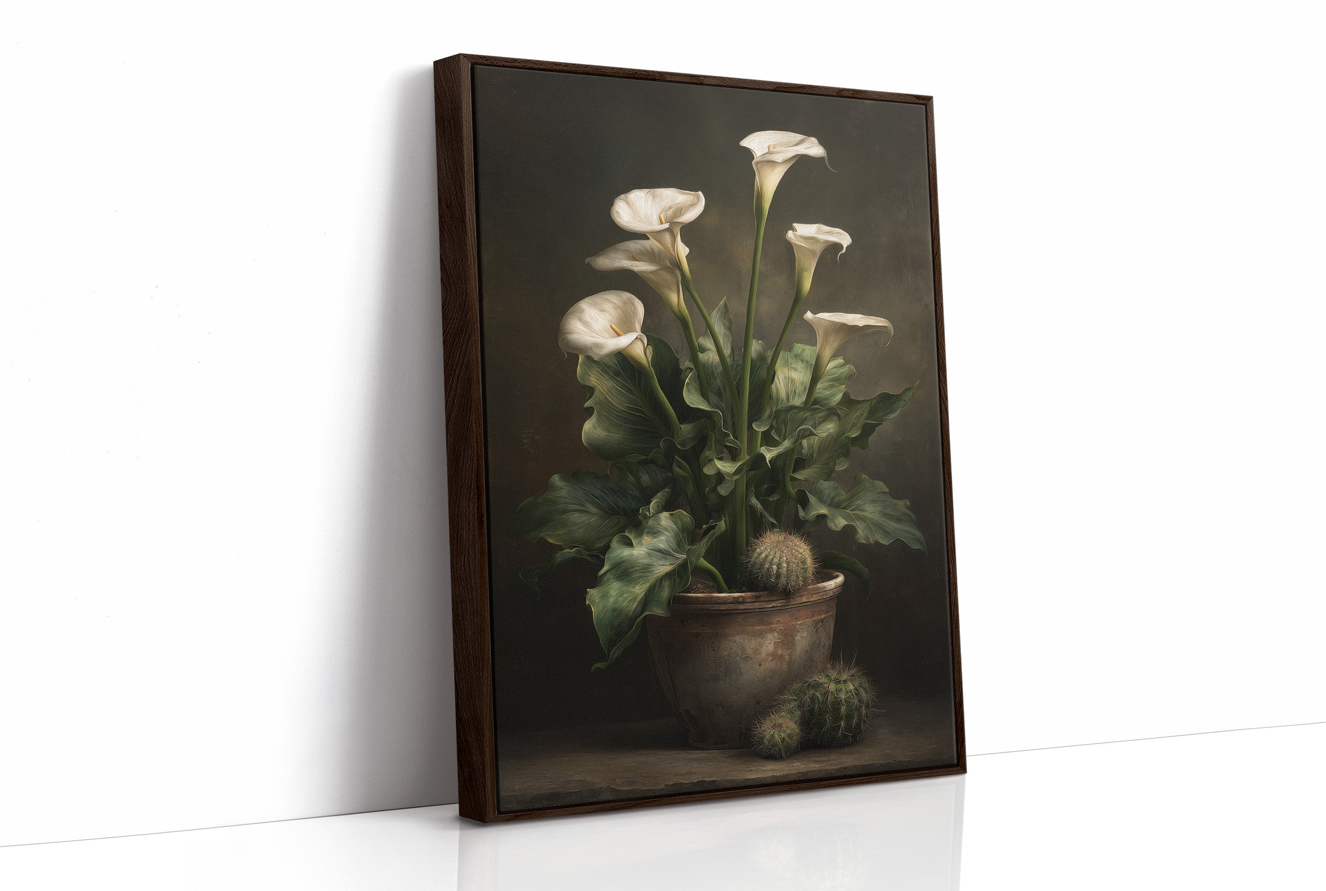 Ivory Blooms In Shadow