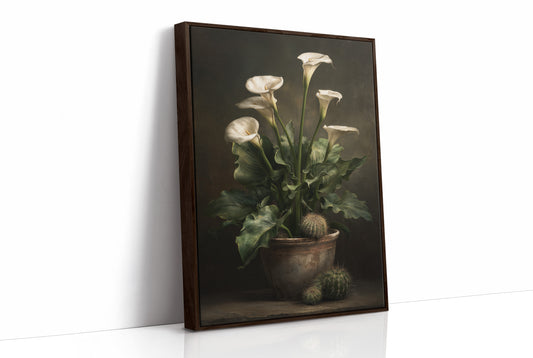 Ivory Blooms In Shadow