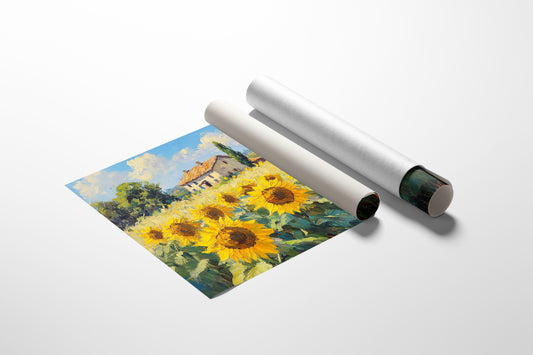 Summer Blooms Near Tuscan Stone