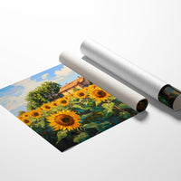 Summer Blooms Near Rustic Home