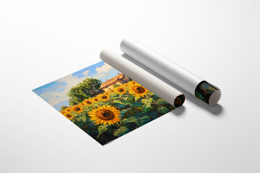 Summer Blooms Near Rustic Home