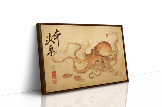 Ancient Seas On Parchment Scroll