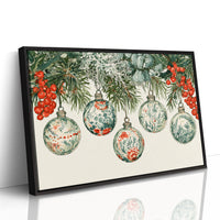 Painted Glass, Winter Berries