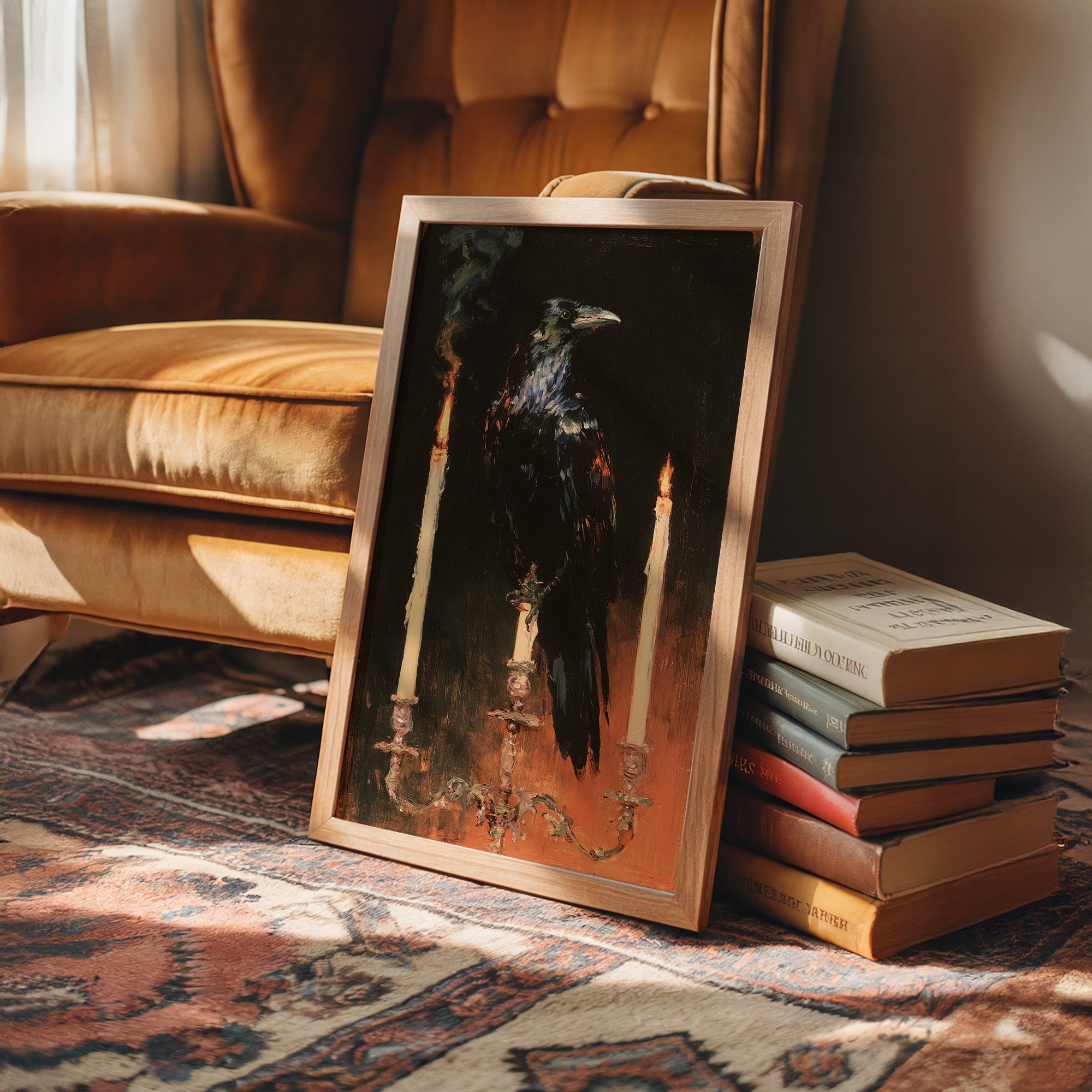 The Raven's Candlelit Perch