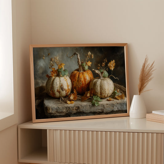 Harvested Moments on Weathered Stone