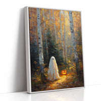 JK1362 - Premium Art Print - White Framed Canvas image 1