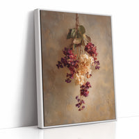 Faded Blooms Against Autumn Light