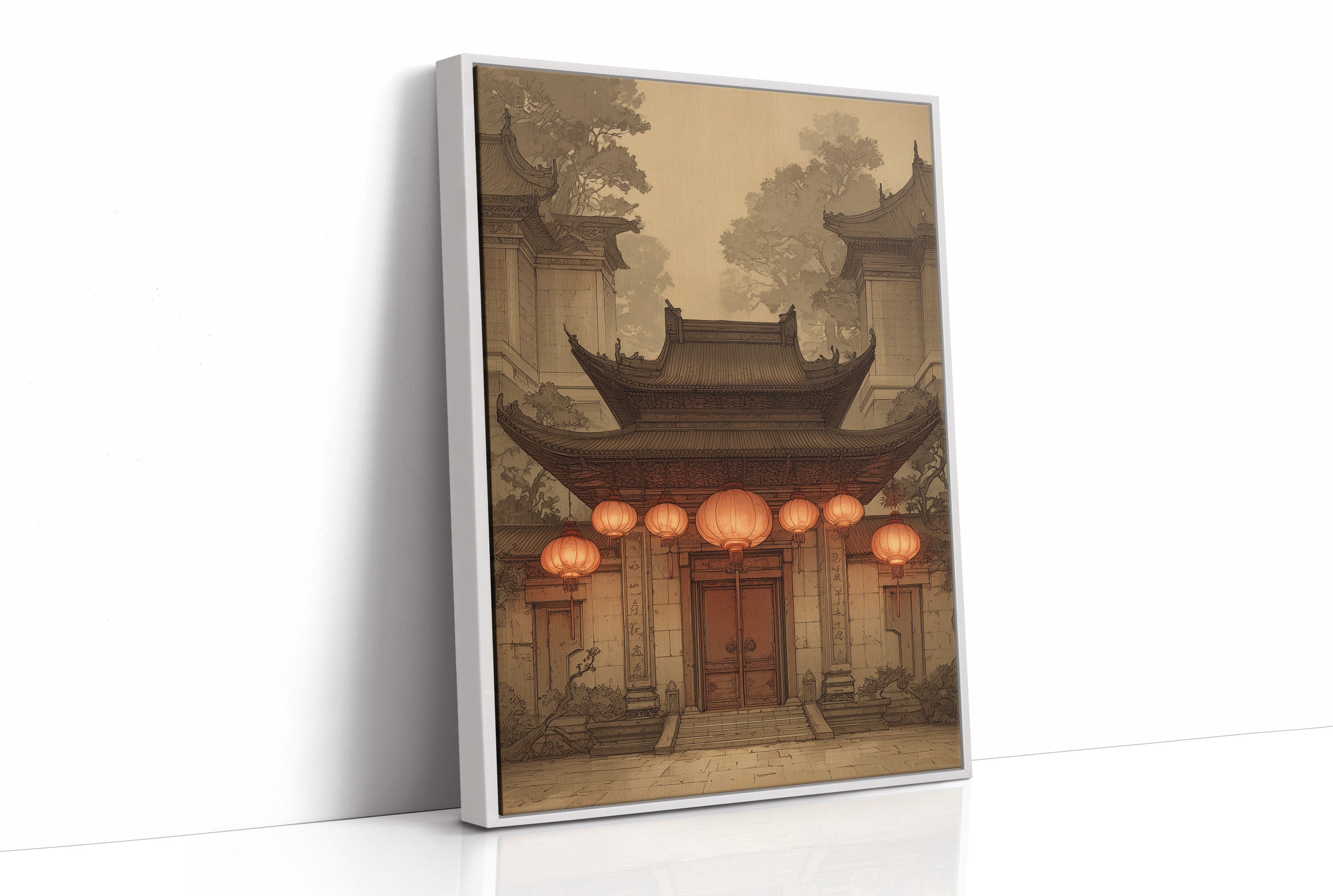 Lanterns at the Temple Gate