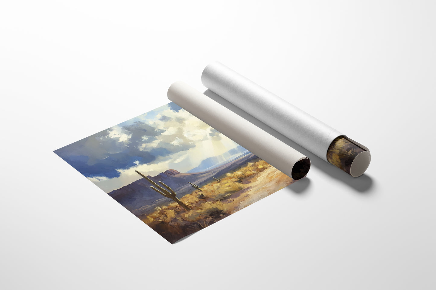 Desert Light Breaks Canyon Walls