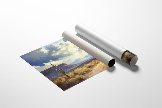 Desert Light Breaks Canyon Walls