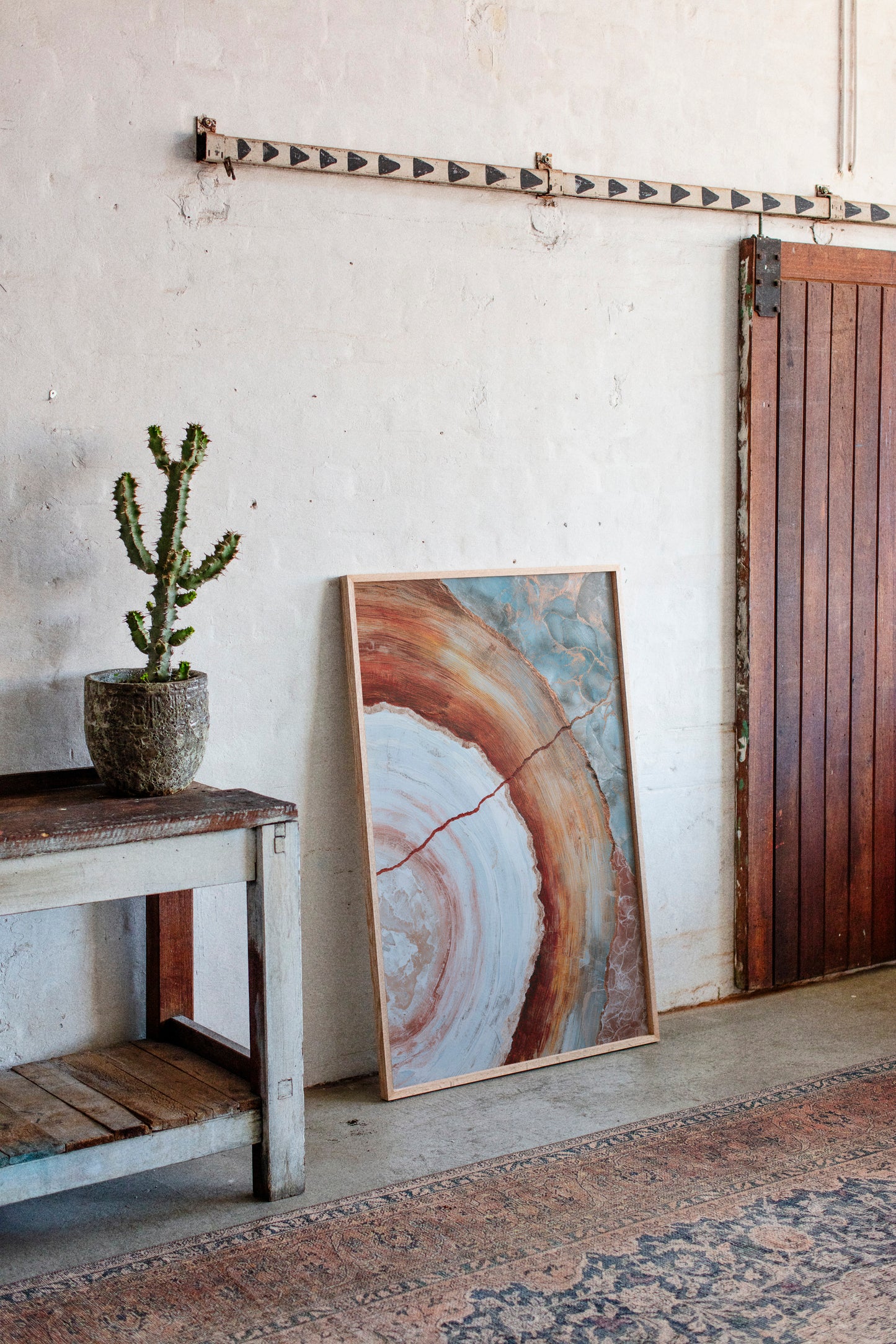 Earthy Tones in Circular Harmony