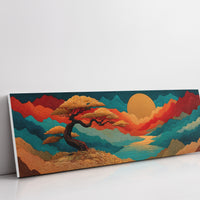 Golden Sun Over Painted Valleys
