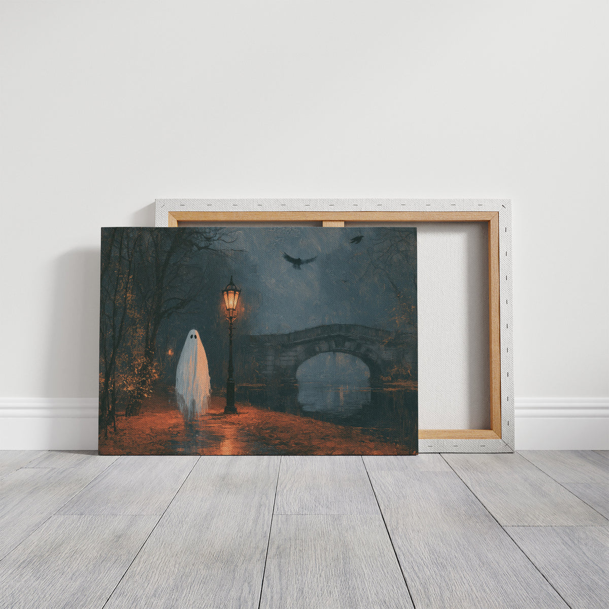 Ghost by the Lamplit Bridge