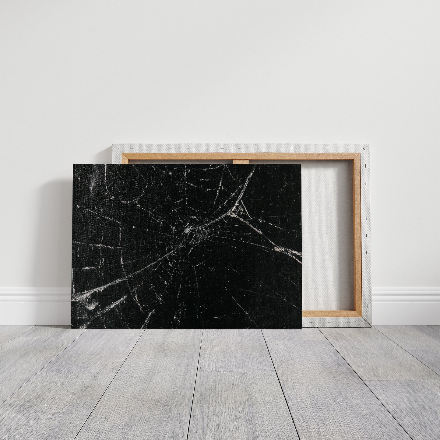Tangled Threads, Black Canvas