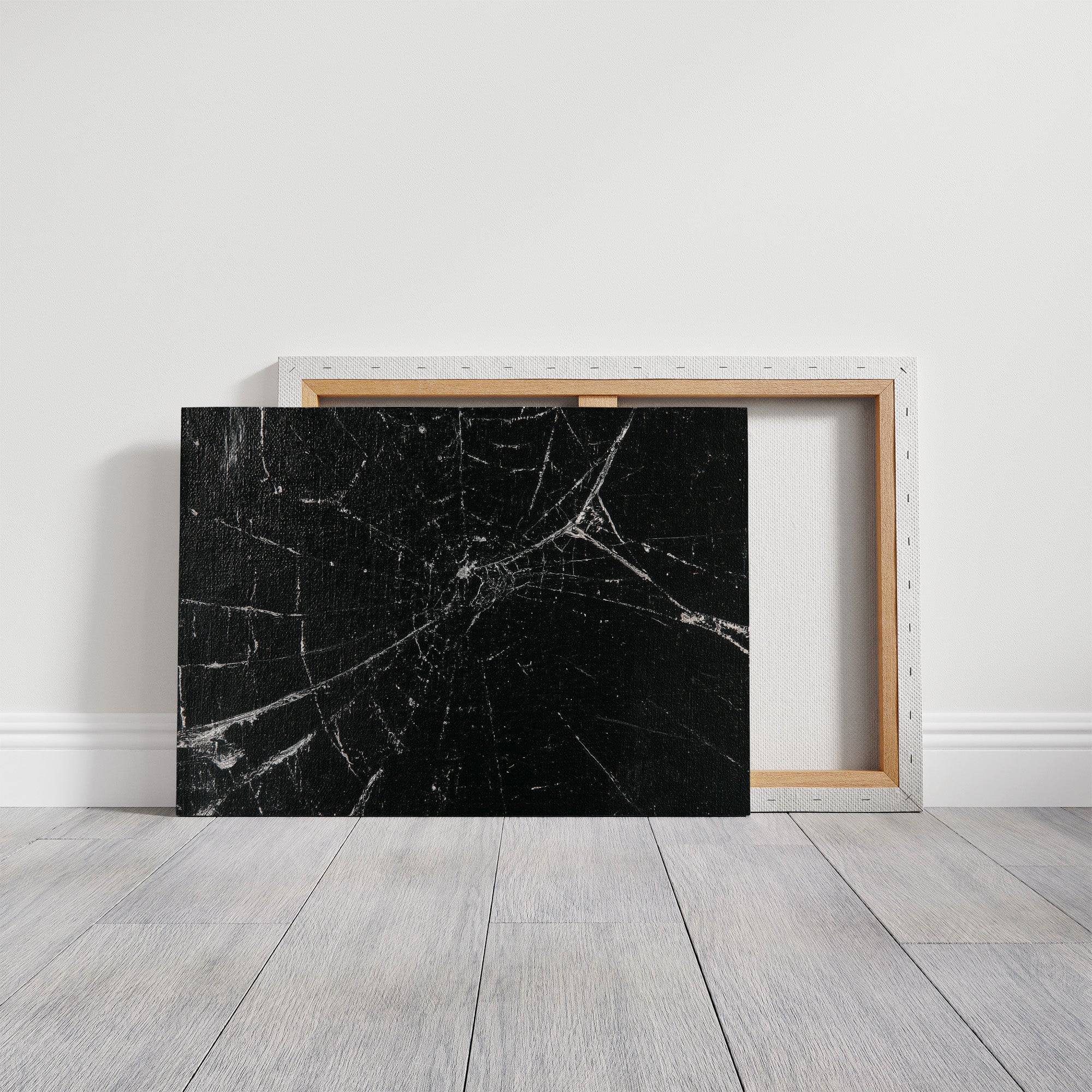 Tangled Threads, Black Canvas