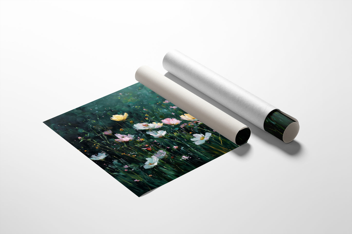 Cosmos Dance Against Forest Depths