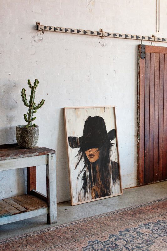 Outlaw Grace Western Cowgirl Portrait