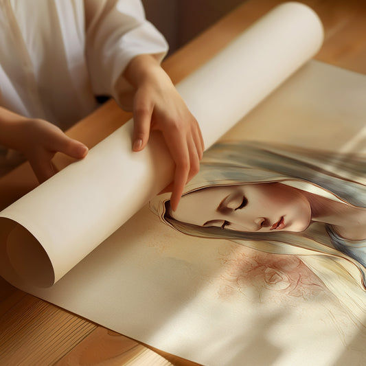 Sacred Heart In Quiet Devotion