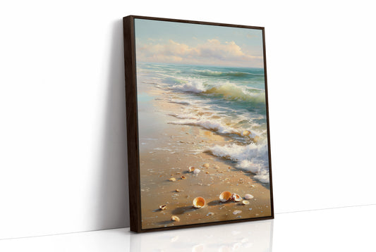 Shoreline Whispers Beneath Azure Skies