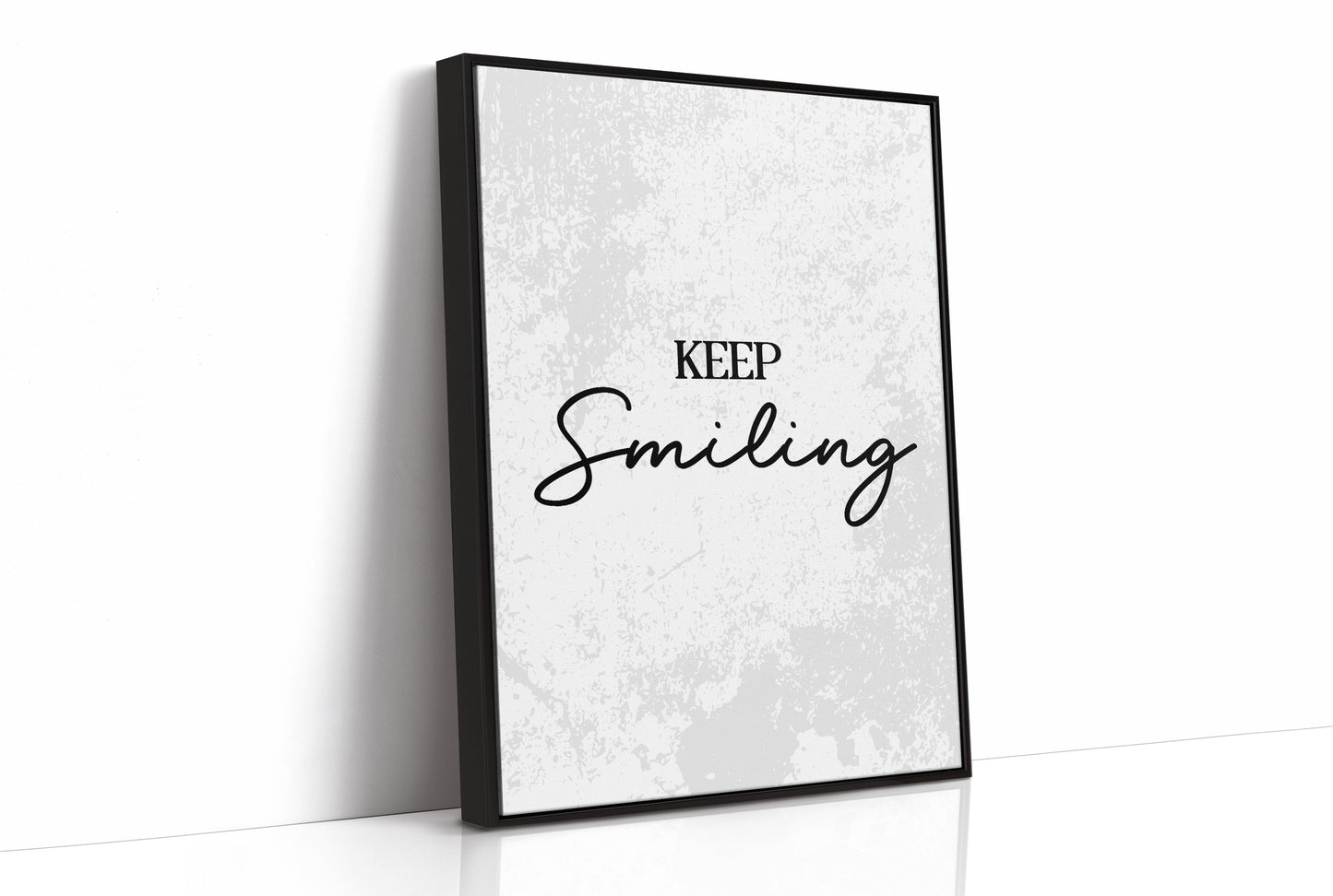 Keep Smiling Script Quote