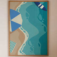 Footprints Along Turquoise Shorelines Dance