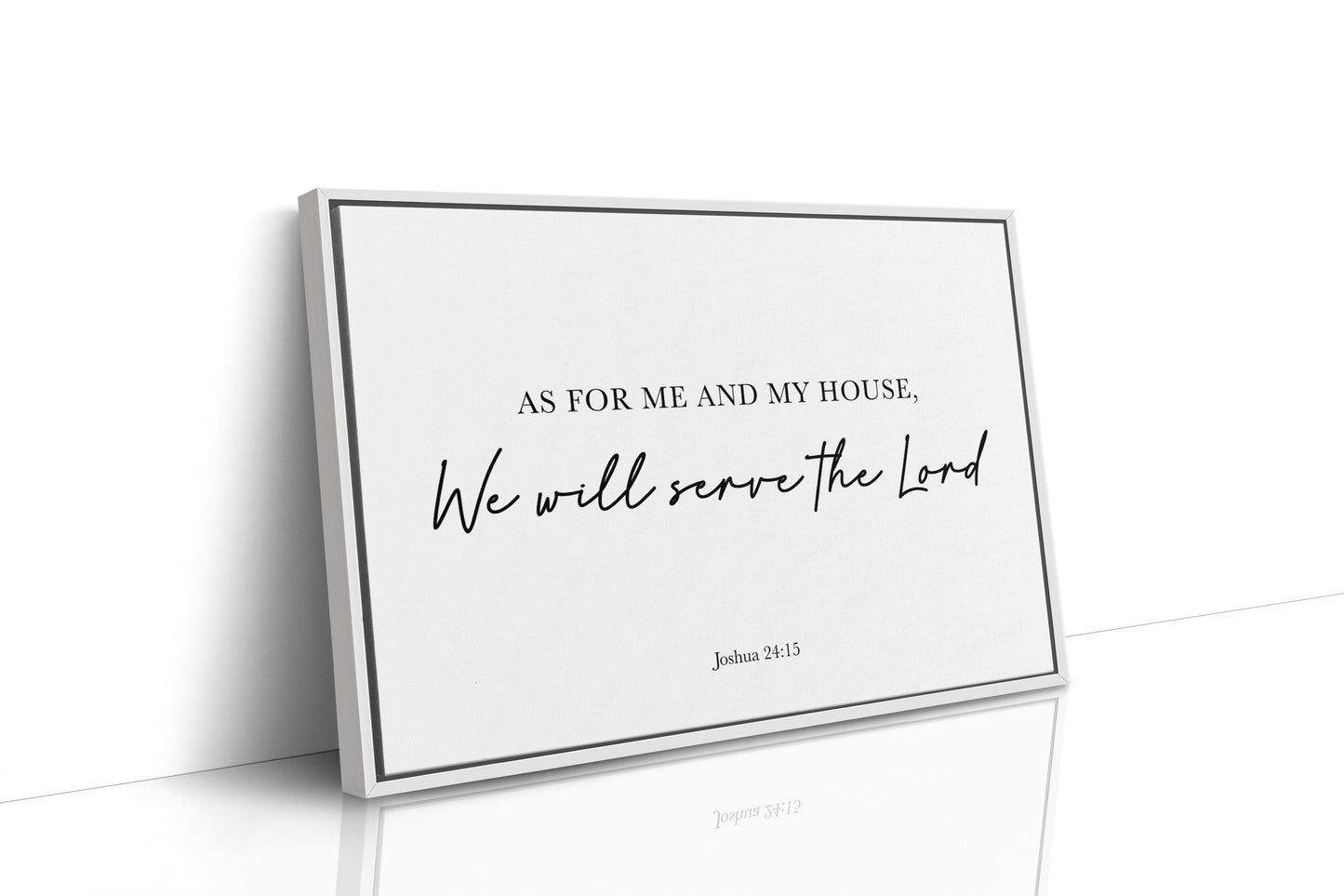 Sacred Declaration In Elegant Typography