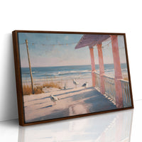 Pink Porch Meets Ocean Tides