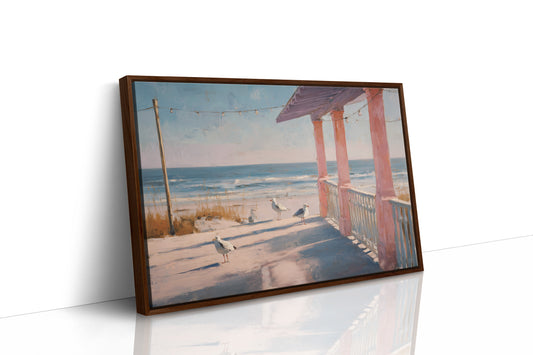 Pink Porch Meets Ocean Tides