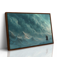 Traveler Beneath the Storm Wall