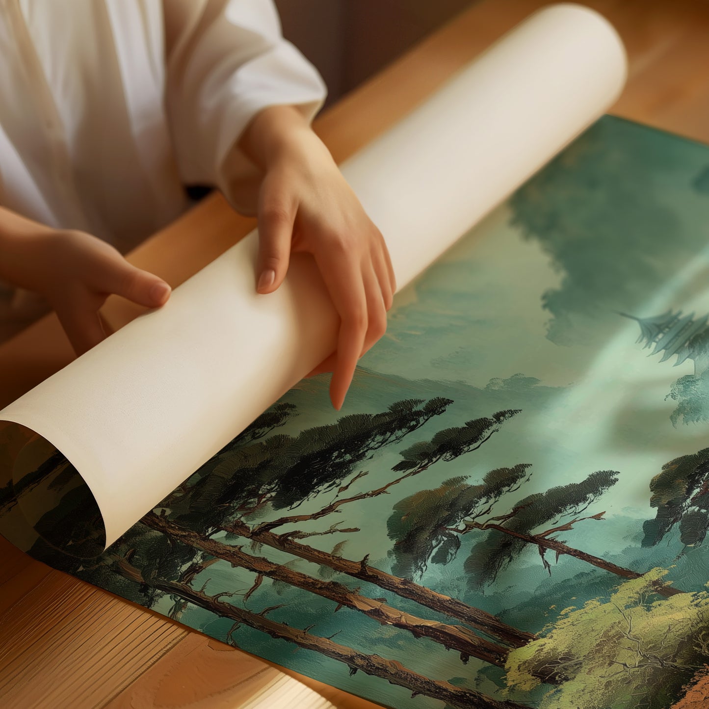 Misty Peaks Call Ancient Pines