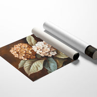 Autumn Hydrangeas Paint Golden Stories