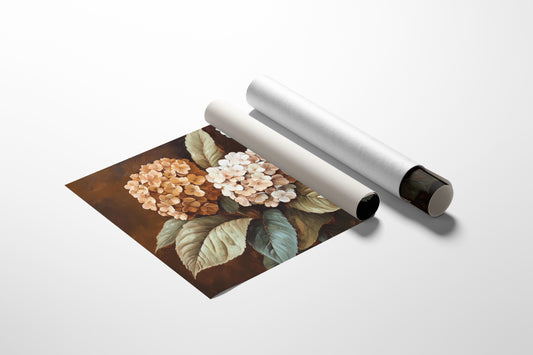 Autumn Hydrangeas Paint Golden Stories