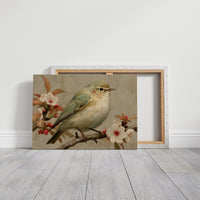 Songbird Rests Among Cherry Blossoms