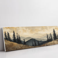 Dawn Mist Over Quiet Pines
