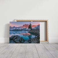 Alpenglow Over Still Water
