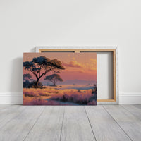 Savanna at Golden Dusk