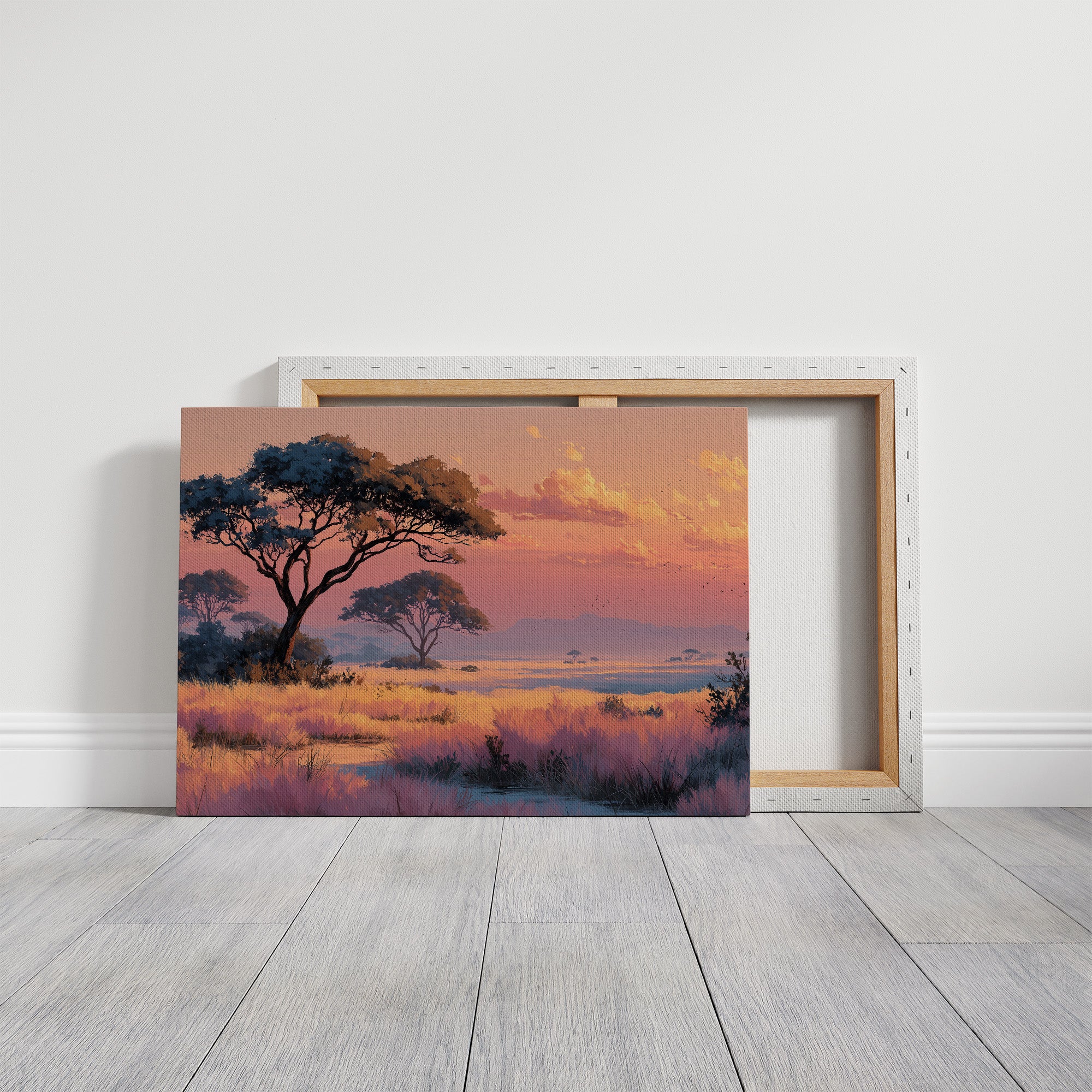 Savanna at Golden Dusk