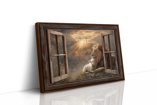 Lion And Lamb Under Heaven's Light