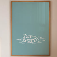 Floating Through Aqua Summer Days