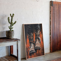 Burnt Leather Cowboy Boots
