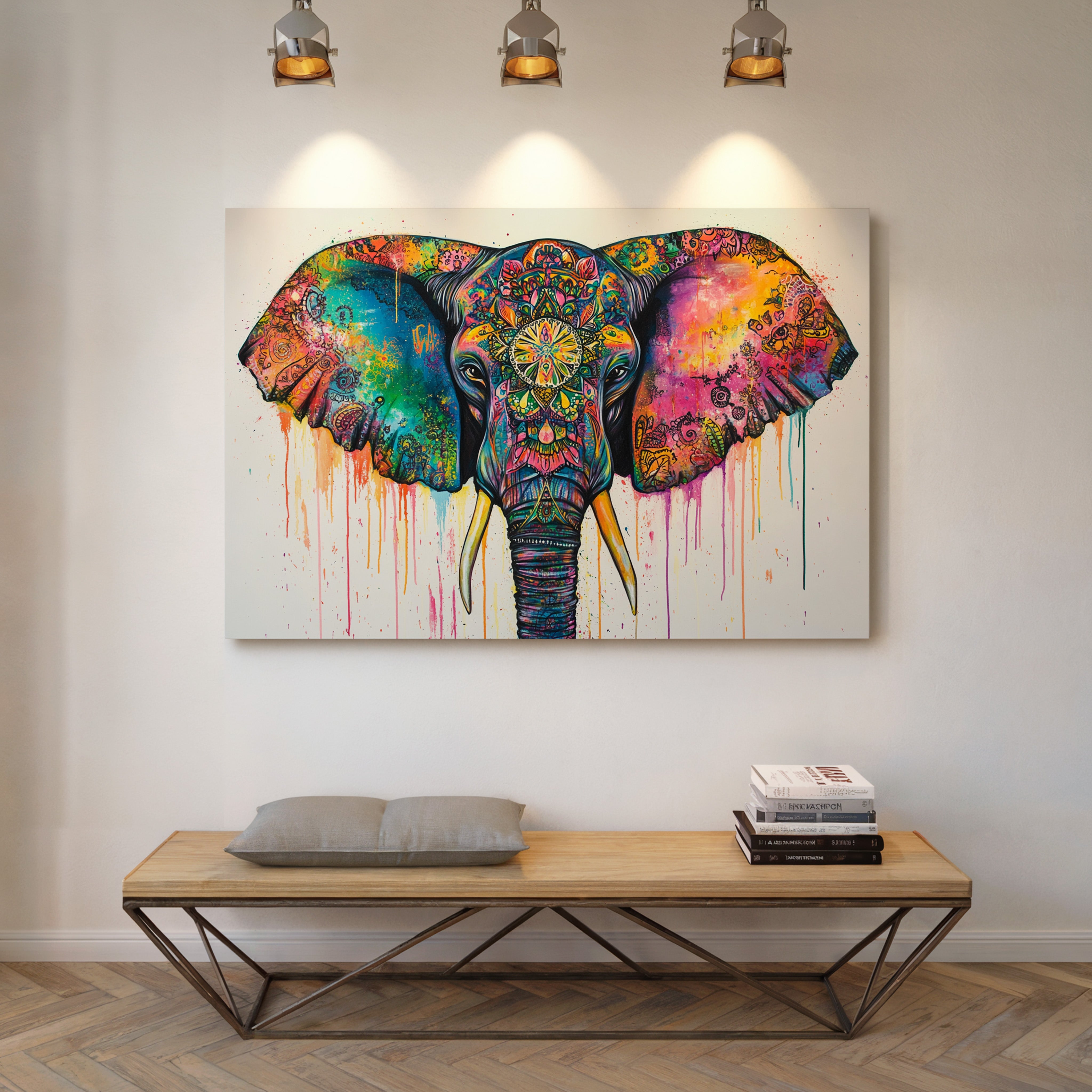 Sacred Colors Dance Through Tusks