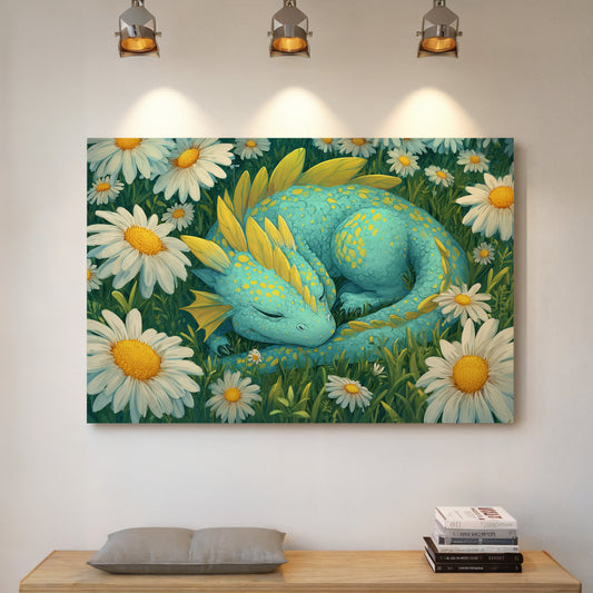 Daisy Dragon Dreams In Spring
