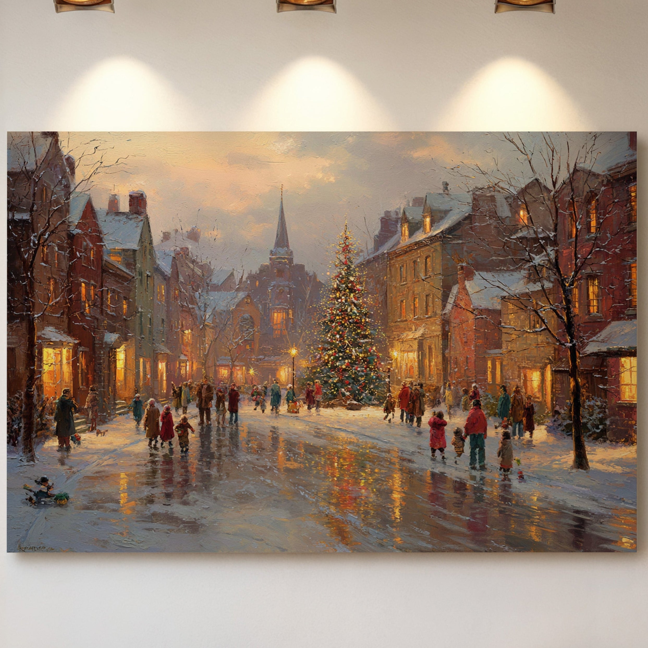 When Snowflakes Dance in Town